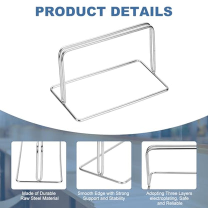 PATIKIL Baffle Desk Divider Clamp, 2 Pcs Punch-Free Base Desk Shield Clamp Desk Divider Partition Clamp Privacy Panel Bracket Holder for DEST Partition Support Office Desk, Silver - color: Silver