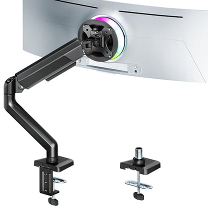 ARES WING 17-40 Inch Heavy Duty Monitor Arm, Black - color: Black, style: Non USB