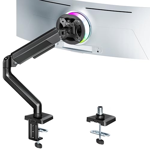 ARES WING 17-40 Inch Heavy Duty Monitor Arm, Black - color: Black, style: Non USB