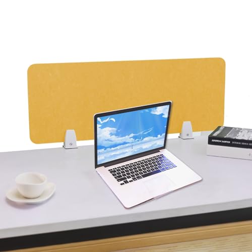 Desk Divider Privacy Screen Partition for Home Office Single Panel Acoustic Cubicle System for School Classroom Portable Modesty Shield with Clamps D Color Width Size - color: D, size: Width 100cm/39.4inch