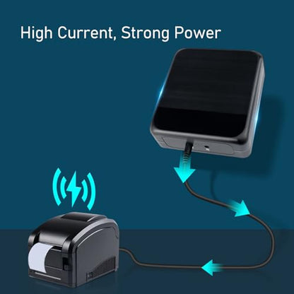 Mini UPS Battery Backup 31200mAh Uninterruptible Power Supply for Router Surveillance Camera Wide Application Multiple Protection ABS PC Material Compact Portable (24V) - size: 24V, style: 24V