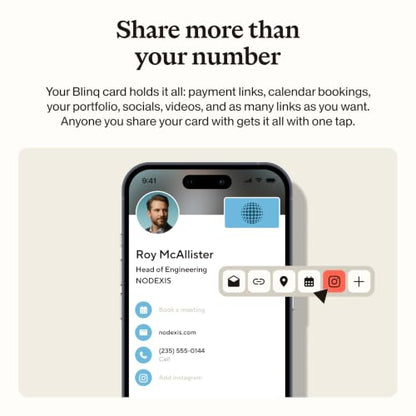 Blinq NFC Digital Business Card - Wristband - Tap to Share (Olive) - color: Olive