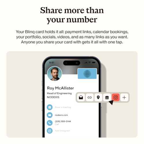 Blinq NFC Digital Business Card - Wristband - Tap to Share (White) - color: White