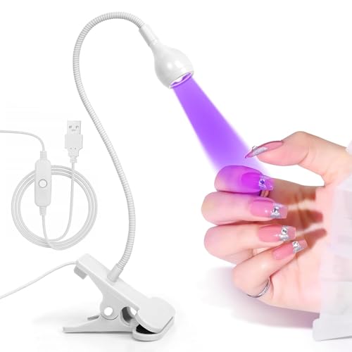 UV Nail Lamp - UV Light for Gel Nails, Flash Cure Lamp - color: White