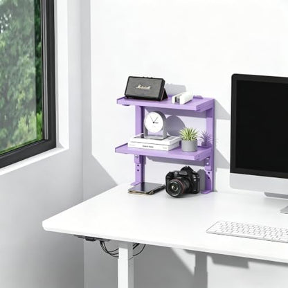 2-Tier Desk Shelf - color: Purple