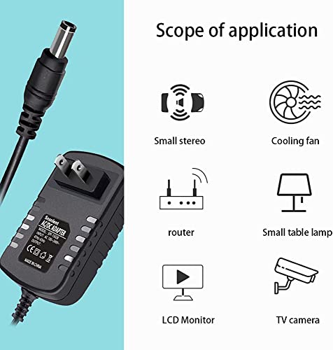 AC/DC Adapter Compatible for TRENDnet TE100-MFP1 1-Port Multi-Function USB Print Server Power Supply Cord Cable PS Wall Home Charger Input: 100-240 VAC Worldwide Use Mains PSU