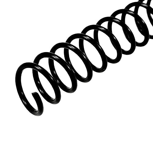 Rayson 5/16" Plastic Spiral Binding Coil, 40 Sheets Capacity, 4:1 Pitch 7.9mm Black Coil Binding Spines for Business and Educational Purposes, Pack of 100 - size: 5/16" (40 Sheets Capacity)