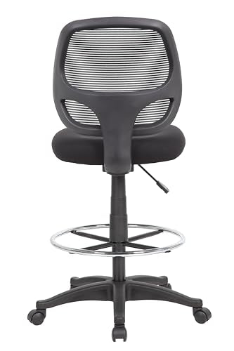 Boss Office Products Commercial Grade Mesh Stool, Black