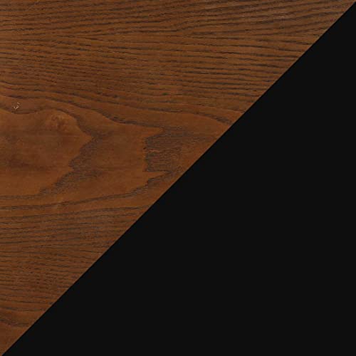 Convenience Concepts French Country Ladder Bookshelf 25" - Classic Living Room Bookcase for Traditional, Modern Office, Family Room & Home Office, Dark Walnut - color: Dark Walnut / Black