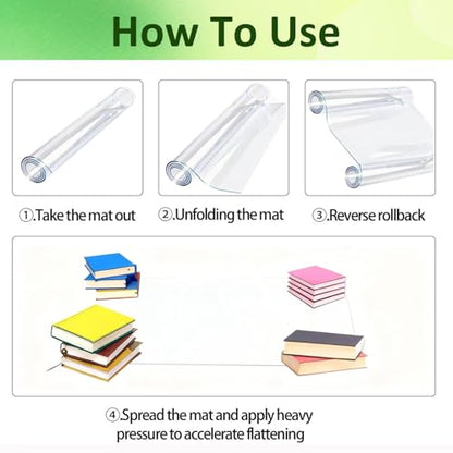 AHWEKR Transparent Desk Pad, 11in x 32in, PVC, Non-Slip, Heat Resistant & Waterproof - color: Clear Desk Mat 1mm, size: 11in x 32in