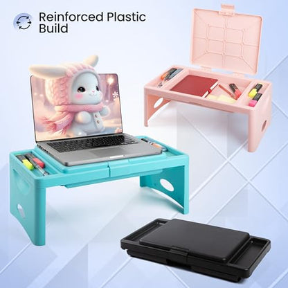 Loddie Doddie Lap Desk, Folding Desk, Portable Table, Blush, 9.75" x 12" - color: Blush