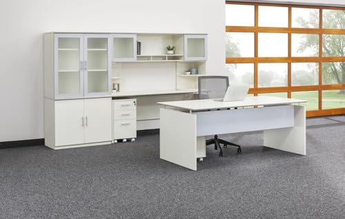 Safco Mayline MNFFTSS Medina Freestanding Mobile File Pedestal FF, Textured Sea Salt Laminate - color: Textured Sea Salt, style: 2 Drawers