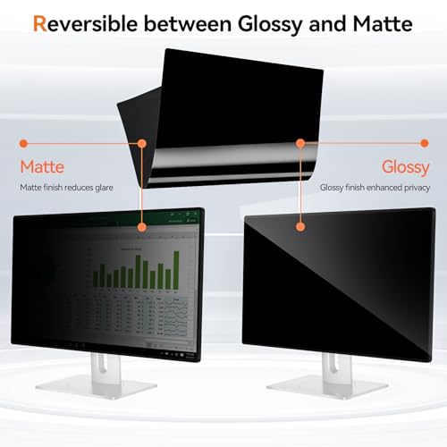 Mamol [2 Pack] 24 Inch Computer Privacy Screen for 16:9 Widescreen Monitor - size: 24" (16:9)