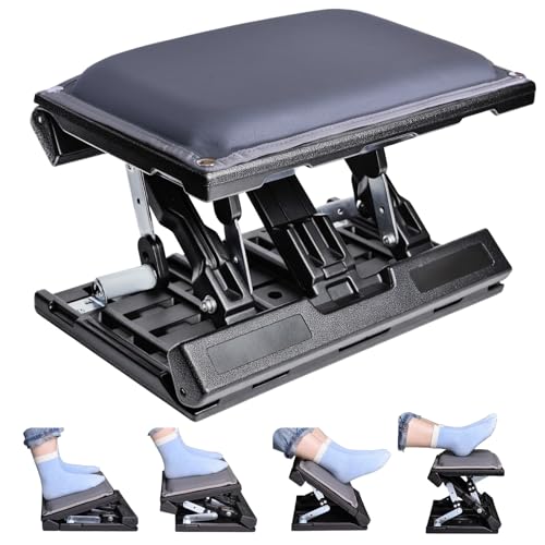 Adjustable Foot Rest Under Desk for Office,Home, Gaming & Study - color: Gray, size: Extra Large