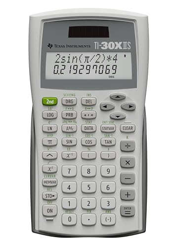 Texas Instruments TI-30XIIS Scientific Calculator, White - color: White