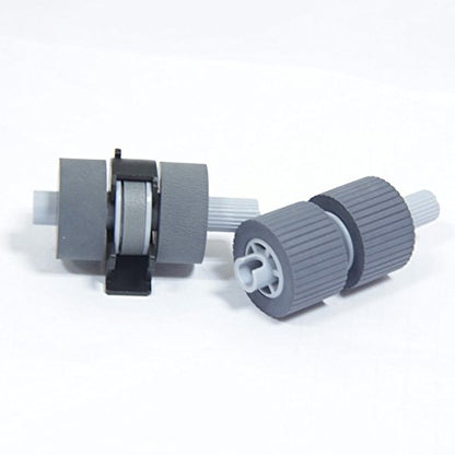 PA03338-K011 Pick Roller Set of 2 Rollers for Fujitsui FI-5750C FI-6670 FI5650C FI-5650C 5750 Scanners - color: PA03338-K011
