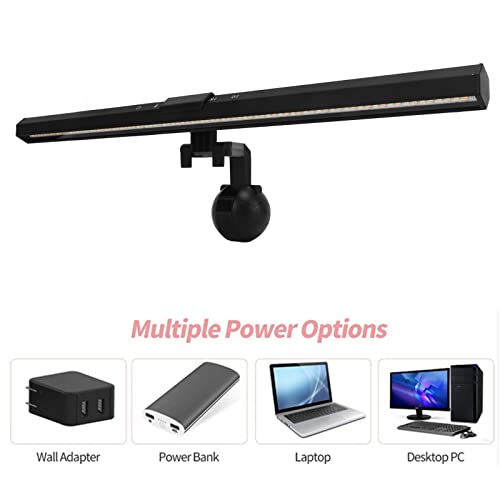 Tyenaza Monitor Light Bar, Touch Control 3 Light Modes Dimmable USB Powered LED Computer Monitor Screen Lamp for Office Home School Dormitory