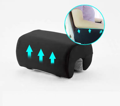 Armrest Cushion for Office Chairs - Soft Elbow Support Pad with Non-Slip Bottom, Fits Most Chairs 2-Piece (Black) - color: Black