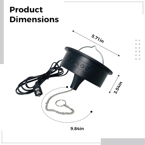 Disco Ball Motor Light Base with Remote, 30 LED Rotating Mirror Ball Spinner for Hanging, Sound Activated and Auto Modes, Adjustable Speed, Corded Electric for Bar and Home Parties, Black
