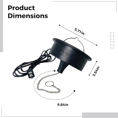 Disco Ball Motor Light Base with Remote, 30 LED Rotating Mirror Ball Spinner for Hanging, Sound Activated and Auto Modes, Adjustable Speed, Corded Electric for Bar and Home Parties, Black