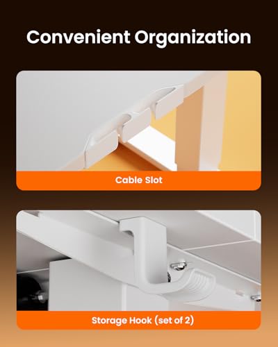 ErGear Height Adjustable Electric Standing Desk, 40 x 24 Inches Sit Stand up Desk, Memory Computer Home Office Desk, White - color: White, size: 40 X 24 Inches