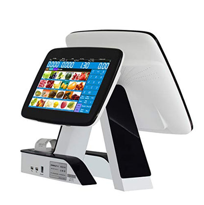 Smart Touch POS System Built-in Thermal Printer Cash Register with POS Software for Retail or Restaurant Optional - color: SET02