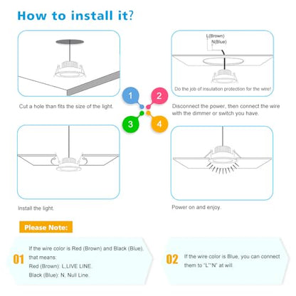 2 Inch LED Downlight, Recessed Lighting Dimmable Ceiling Light, 3W, 3000K Warm White, CRI80 with LED Driver(35W Halogen Equivalent), Black 8 Pack - color: Warm White, size: Black/8 Pack