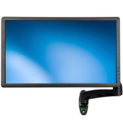 StarTech Wall Mount Monitor Arm 12in to 34in up to 19.8lb/9kg, VESA, Black - color: Black, style: Full-Motion
