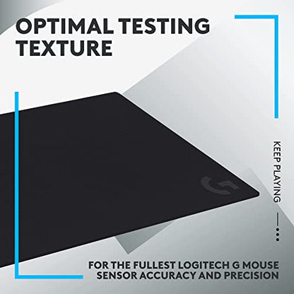 Logitech G640 Large Cloth Gaming Mouse Pad (600x460x3) - Black - size: L, style: Cloth