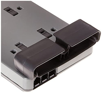 Belkin 8-Outlet Power Strip Surge Protector w/Flat Plug, 6ft Cord – Ideal for Computers, Home Theatre, Appliances, Office Equipment (3,550 Joules) - (Pack of 3) - size: 3 Pack, style: 3 Pack