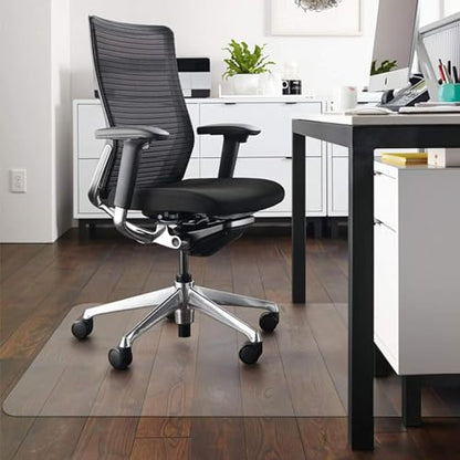 Azadx Office Chair Mat for Hardwood Floor Clear Chair Mat for Easy Glide - size: 45" x 53'' For hard floor