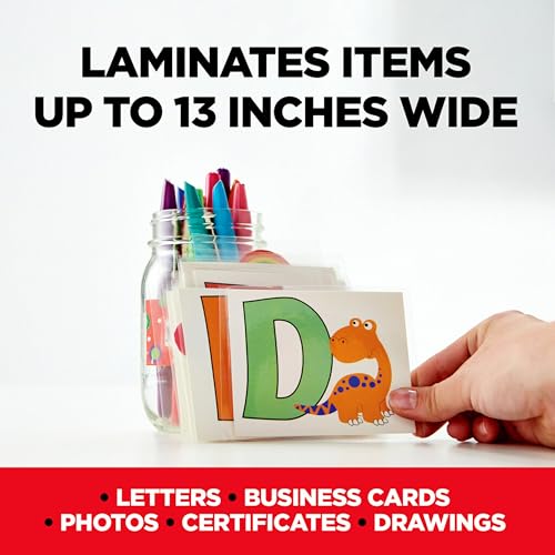 Scotch Thermal Laminator, Extra Wide 13 Inch Input | Ideal for Teachers, Small Offices, or Home, TL1302X