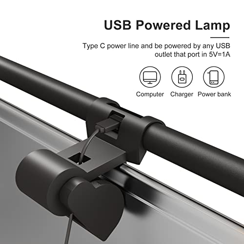 16.14" Monitor Light Bar,250LM Anti Screen Glare Eye-Care LED Screen Lamp,Touch Control USB Reading Desk Light for Flat & Curved Monitor Home Office Gaming - style: Touch Control