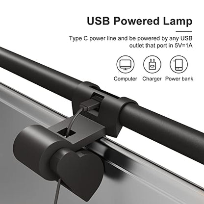 16.14" Monitor Light Bar,250LM Anti Screen Glare Eye-Care LED Screen Lamp,Touch Control USB Reading Desk Light for Flat & Curved Monitor Home Office Gaming - style: Touch Control