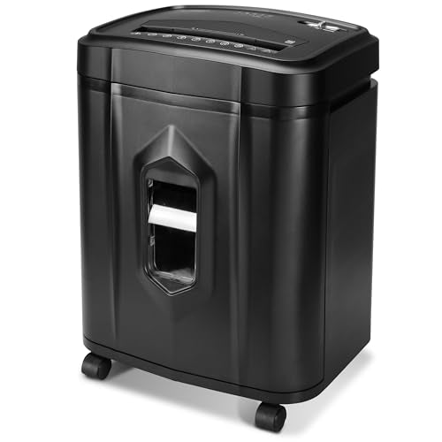 Aurora AU1225MA High-Security 12-Sheet Micro-Cut Paper and CD/Credit Card Shredder/ 5-Gallon Pullout Basket/40 Minutes Run Time - style: 12-Sheet Micro-cut