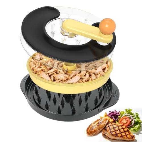 Chicken Shredder Tool Twist, Meat Shredder Twist,Shredder for Kitchen - color: Black
