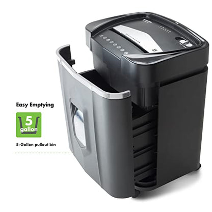 Aurora Anti-Jam 16-Sheet Crosscut Paper/CD and Credit Card Shredder/ 5-Gallon pullout Basket 30 Minutes Continuous Run Time - style: 16-Sheet CrossCut Shredder