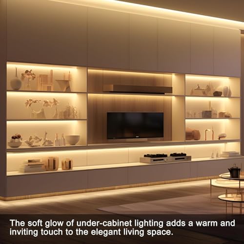 9-Lights LED Recessed Lighting Wall Panel Lights,Self-Adhesive Wood Slat Wall Panel Strip Light,4000K Touchable Switch Dimmable LED Aluminum Channel lamp,Under Cabinet Light(39in+31.5in+23.6in) - color: 9-Lights