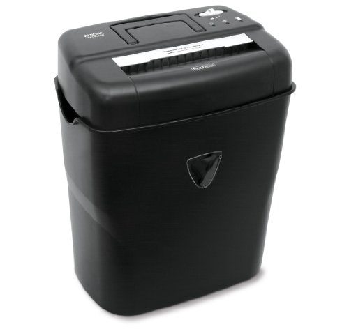 Aurora AS1018CD 10-Sheet Cross-Cut Paper/Credit Card/CD Shredder with Basket, Black - color: Black, size: 10-Sheet CrossCut