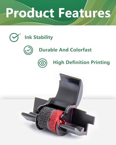 10 Pack Calculator Ink Roller Printer Ribbon IR40T IR-40T CP13 MP-12D PR-42