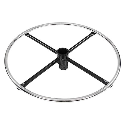 BOLISS Enlarged Office Drafting Chair Foot Ring, for Home and Office Chairs, 350lb Weight Capacity - Plated