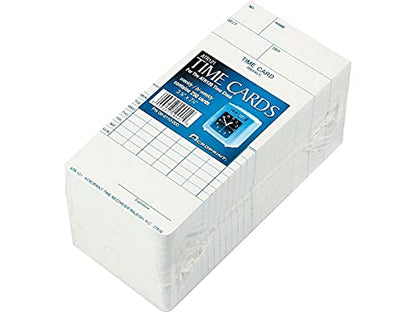 Acroprint 09-9110-000 ATR121 Weekly/Biweekly Time Cards, Replacement for ATR120 Time Clock, Single-Sided Cards for Weekly or Biweekly Pay Periods