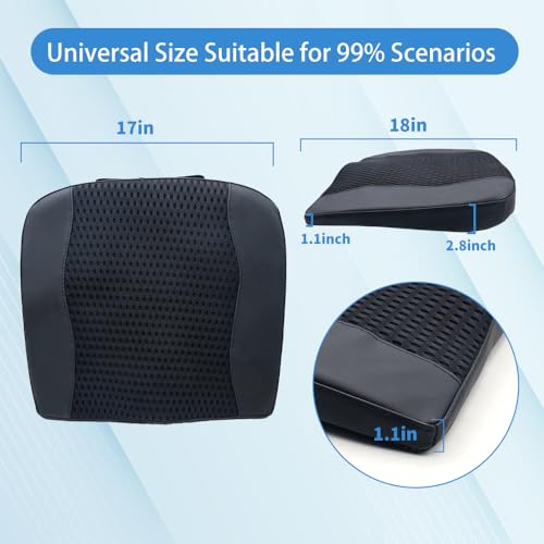 Wedge Seat Cushion Memory Foam Car Cushion for Long Driving