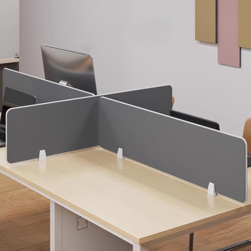 Freestanding Desk Privacy Panels, Workspace Partition Privacy Screens, Standing Desk Dividers, Privacy Guard Office Partitions, Reduce Visual Distractions,L60cm