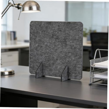 2pcs Freestanding Felt Desk Divider Privacy Panels for Office and Schools, 15.75x6 Inch Tabletop Partition Boards with Crack-Resistant Material and Modern Simple Aesthetic Design