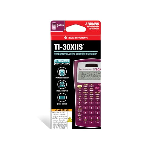 Texas Instruments TI-30XIIS Scientific Calculator, Raspberry Small - color: Raspberry