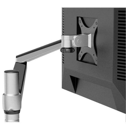 OmniView Single Monitor Stand - Height Adjustable Arm for 13” to 27" Flat or Curved Screens - 360° Rotation & VESA Compatible - Sturdy Desk Mount Holds up to 15 lbs | Black - size: Single Arm