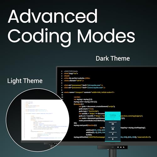 BenQ RD280UA 28.2” 4K 3840x2560 Programming Monitor Backlight, Ergo Flexible Arm, 90W USB-C, Fine-Coated Panel, Advanced Coding Modes, Night Hours Protection, Coding HotKey, Eye-Care Tech | 3840x2560 Nano Matte Panel, Eye-Care, Coding Modes, MoonHalo Back