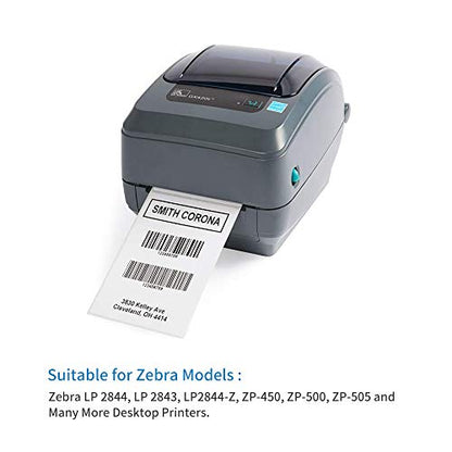 L LIKED 3000 4x6 Thermal Labels Fanfold, Direct Thermal Shipping Labels - Perforated and Strong Adhesive - size: 3000 Labels