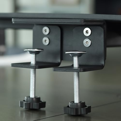 Desk Extender Tray, 22 x 10 Inch | Heavy Duty, Clamp-On Desk Shelf, Home Office Organization, Workspace Storage - size: 22 x 10 Inch